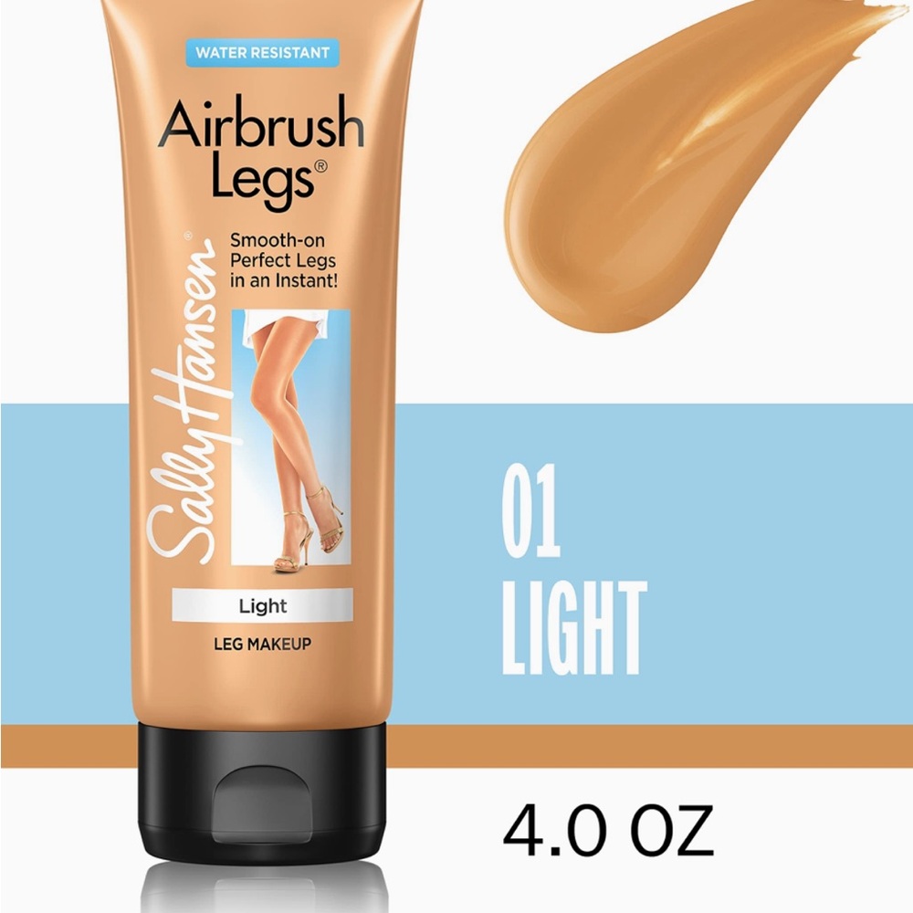 Sally Hansen Air Brush Legs Lotion Leg Makeup Tanning Lotion - Picture 2 of 12